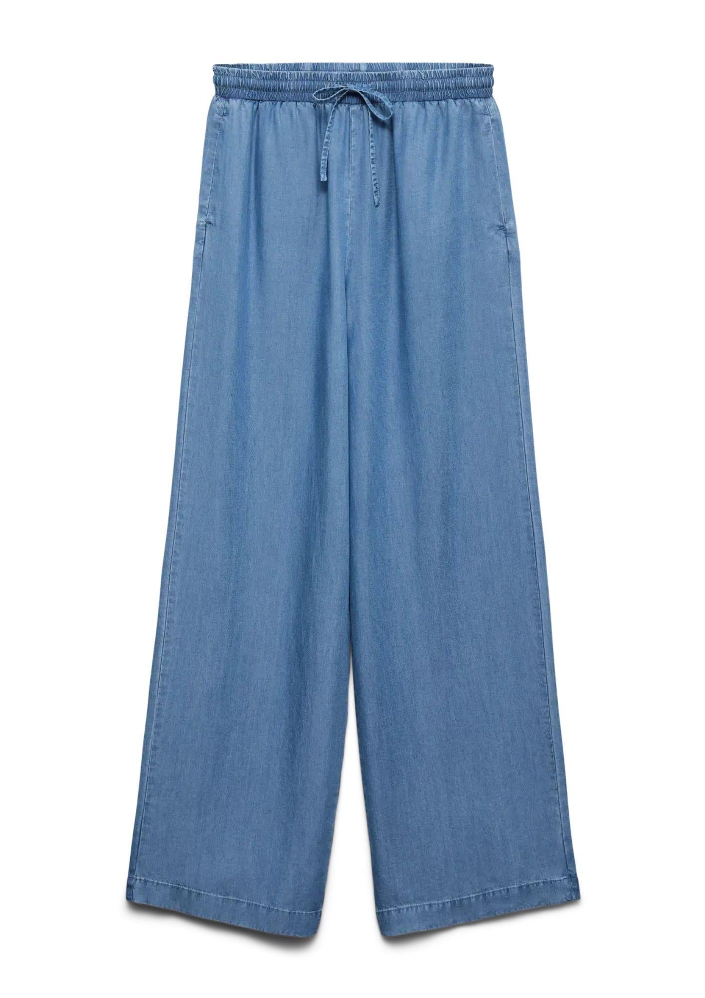 Vero Moda Pantalone Donna Bree Blu Medio Denim 10304898 Medium Blue Denim VERO MODA 