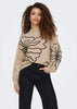 Jacqueline De Yong Pullover Donna Jella Beige