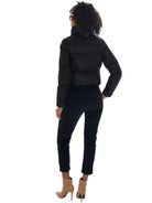 Yes Zee Giubbino Cropped Donna Nero J059 O100 0801 YES ZEE 