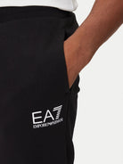 EA7 Emporio Armani Tuta Uomo con zip Nero Slim Fit 7M000966 AF10377 UC001 EA7 EMPORIO ARMANI 