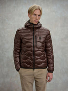 Blauer Piumino ad onde Wave Uomo Castagna BLUC03074 6355 365 BLAUER 
