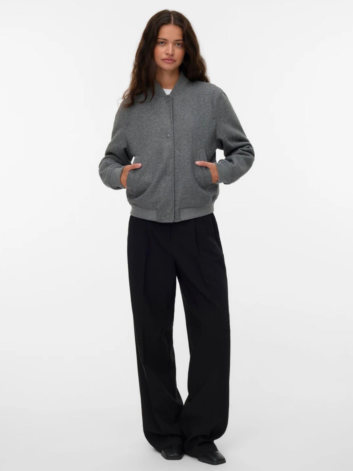 Vero Moda Giubbino Donna Fortune Grigio Medio 10331816 Medium Grey Melange VERO MODA 