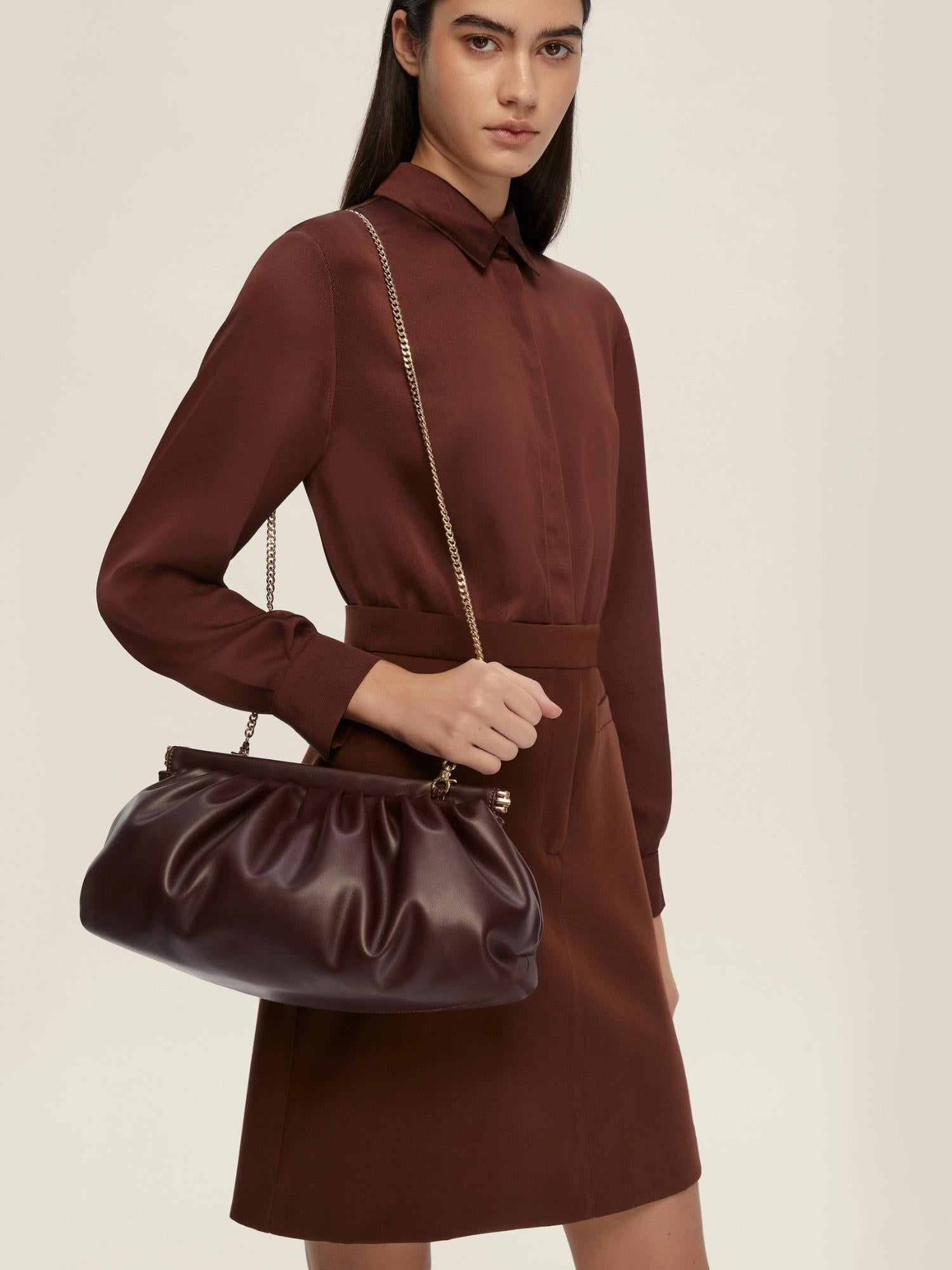 Emme Marella Pouch morbida Donna Gloria Bordeaux 2525516032200 002 EMME MARELLA 