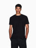 Armani Exchange T-shirt regular fit tessuto jacquard Uomo Nero