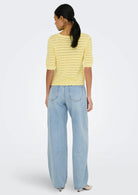 Jacqueline De Yong Cardigan Donna Tanja Giallo 15366211 Double Cream JACQUELINE DE YONG 