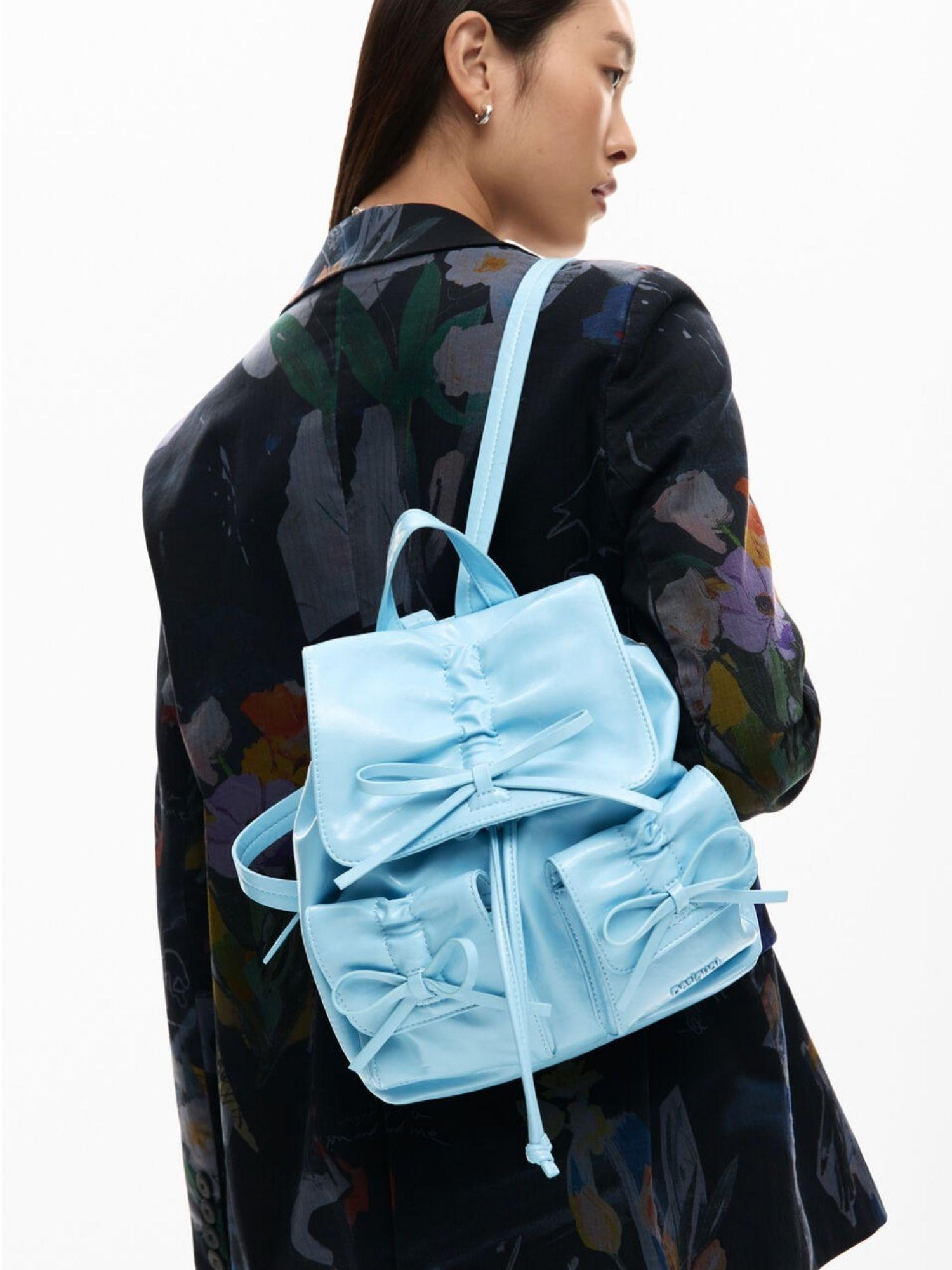 Desigual Zaino Donna Bag Rodio Prisa Shorty Sky Blu 26SAKP45 5048 DESIGUAL 