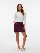 Vero Moda T-Shirt Donna Bianco Vmava 10334576 Snow White VERO MODA 