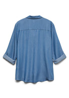 Vero Moda Camicia Donna Bree Denim Blu Medio 10304863 Medium Blue Denim VERO MODA 