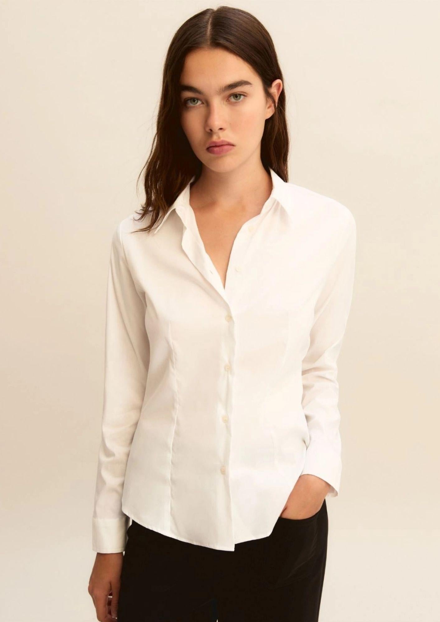 Emme Marella Camicia Donna Emmtempo Bianca 2615111011200 001 EMME MARELLA 