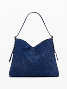 Desigual Borsa a spalla media con rilievo mandala Donna Blu 25WAXPBB 5031 DESIGUAL 