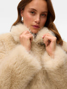 Vero Moda Giacca Invernale Donna VMGLORIA Grey Oatmeal 10333912 Oatmeal VERO MODA 