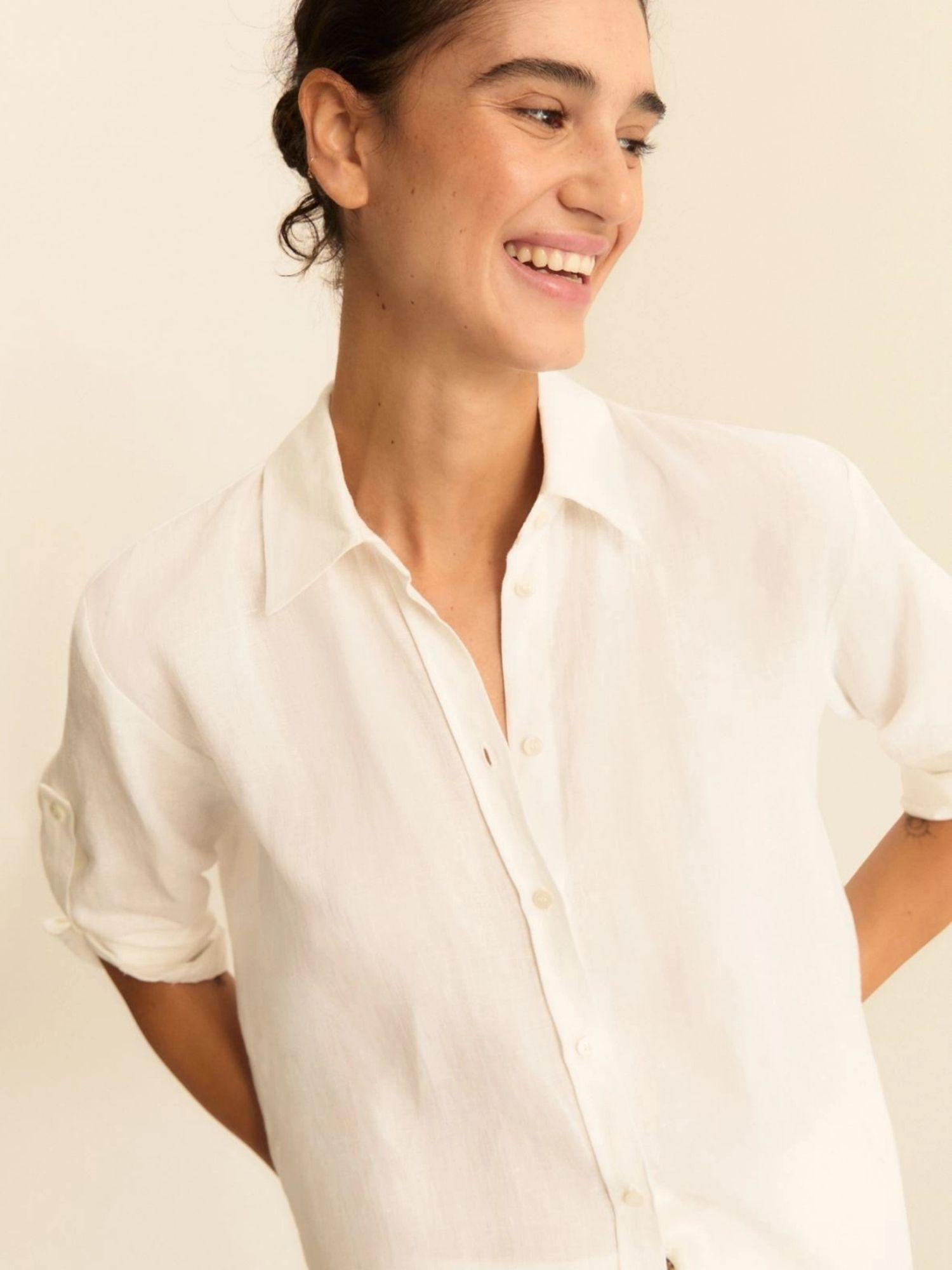 Emme Marella Camicia Donna Emmgirello Bianca 2615111122200 003 EMME MARELLA 