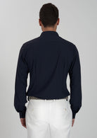 Yes Zee Camicia Uomo Collo Alla Francese Blu Navy C505 OQ00 0710 YES ZEE 