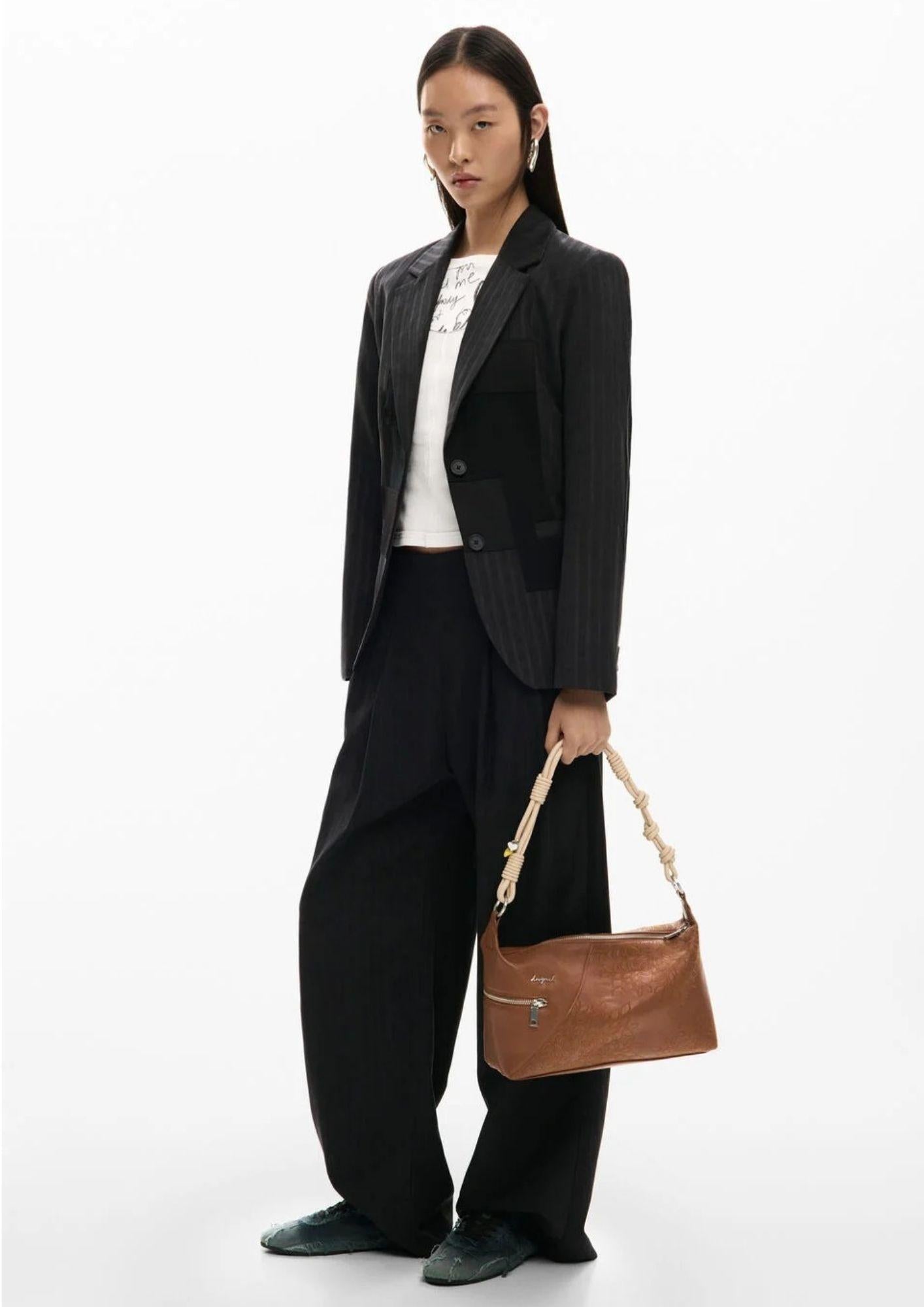 Desigual Borsa Donna Bag Sierra  Camel Hunting Ton Marrone 26SAXPB6 6011 DESIGUAL 