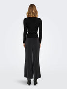 Jacqueline De Yong Maglione Donna Plum Nero 15277223 Black JACQUELINE DE YONG 