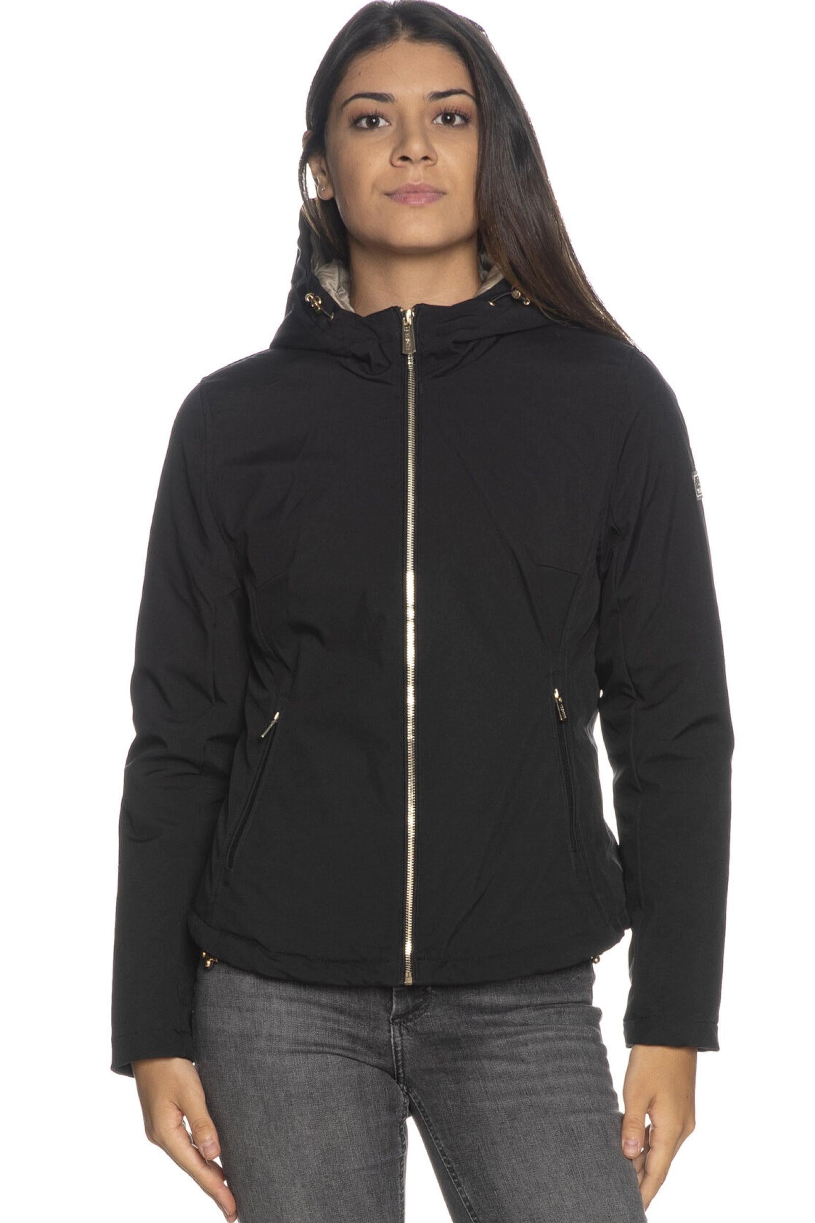 Yes Zee Giacca Invernale Donna Nero J028 M200 0801 YES ZEE 