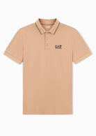 EA7 Emporio Armani Polo Uomo Beige 8NPF16 PJVUZ U6167 EA7 EMPORIO ARMANI 