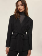 Emme Marella Blazer con cintura Donna Val Antracite 2525046151200 005 EMME MARELLA 