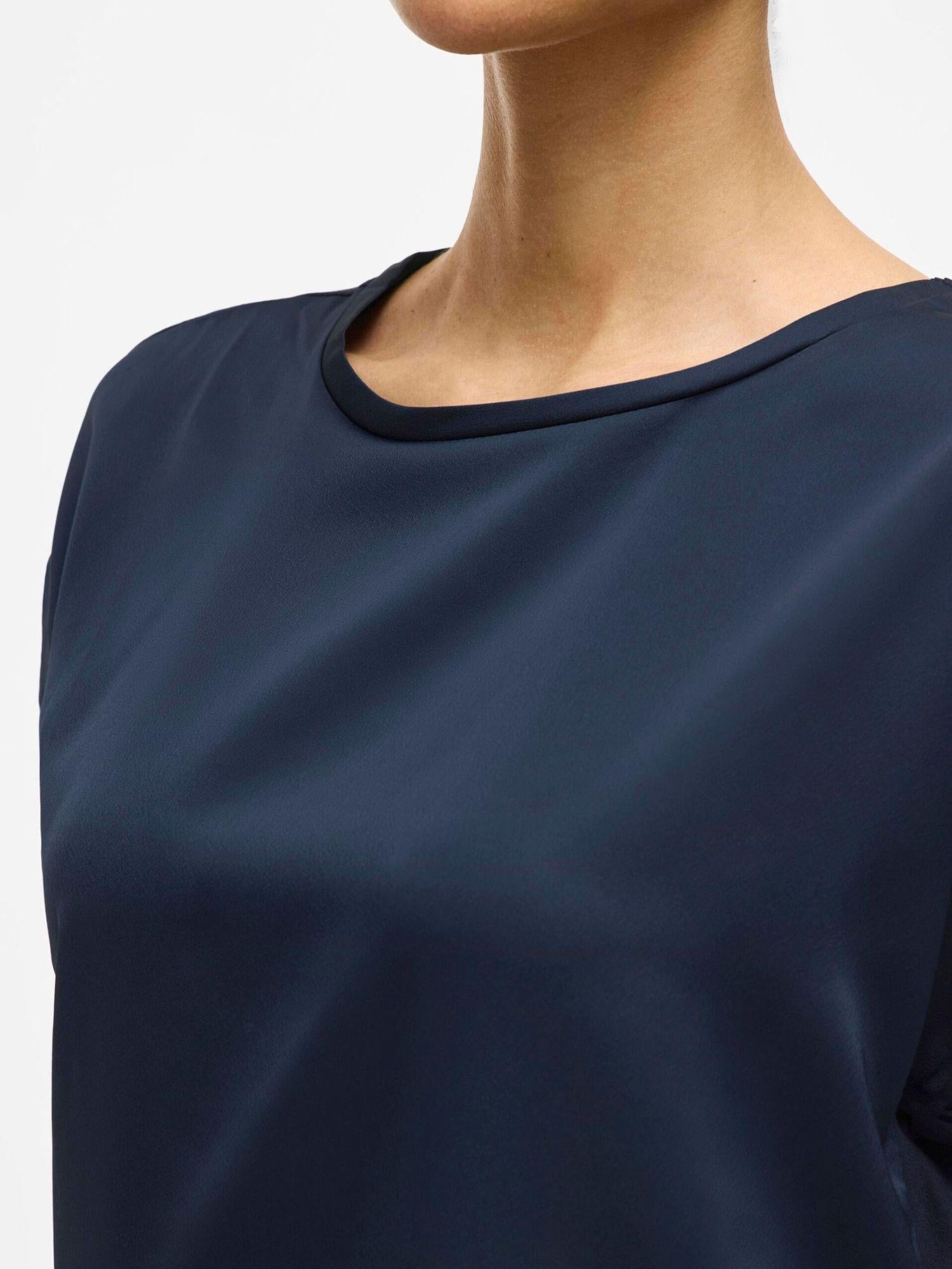 Vila Top Donna Navy Blazer Viellette 14059563 Navy Blazer VILA 