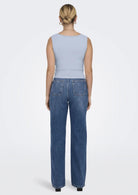 Only Canotta Donna Easy Azzurra 15315571 Soft Chambray ONLY 