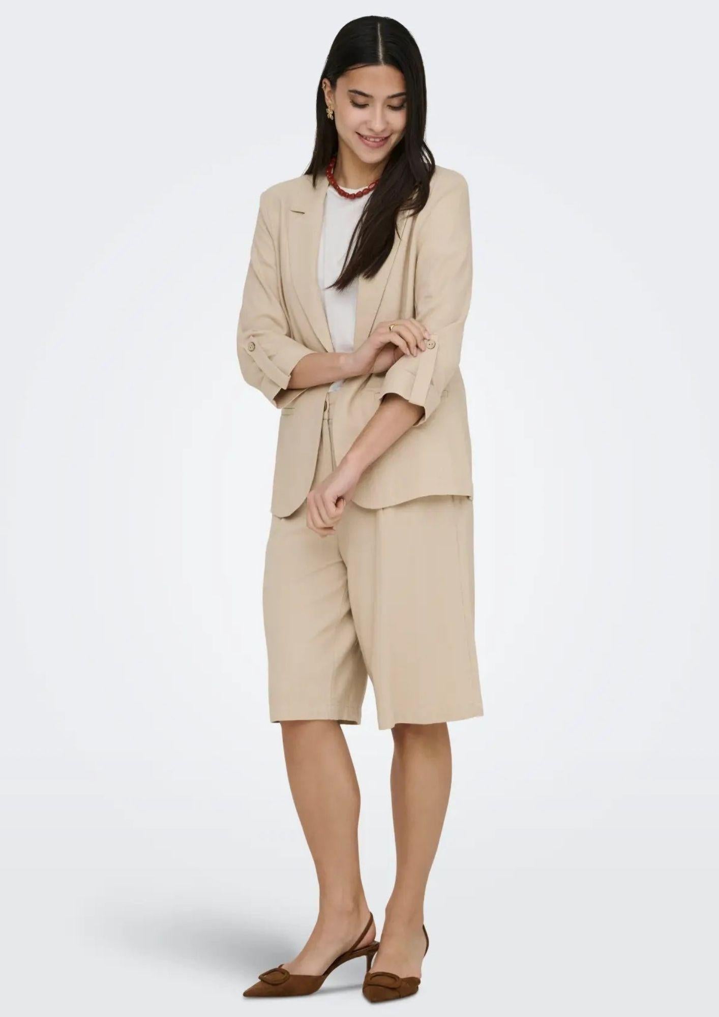 Only Giacca Donna Goa Beige 15363727 Oxford Tan ONLY 
