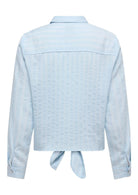 Only Camicia Donna Lecey Azzurra Righe Bianche 15195910 Cerulean ONLY 