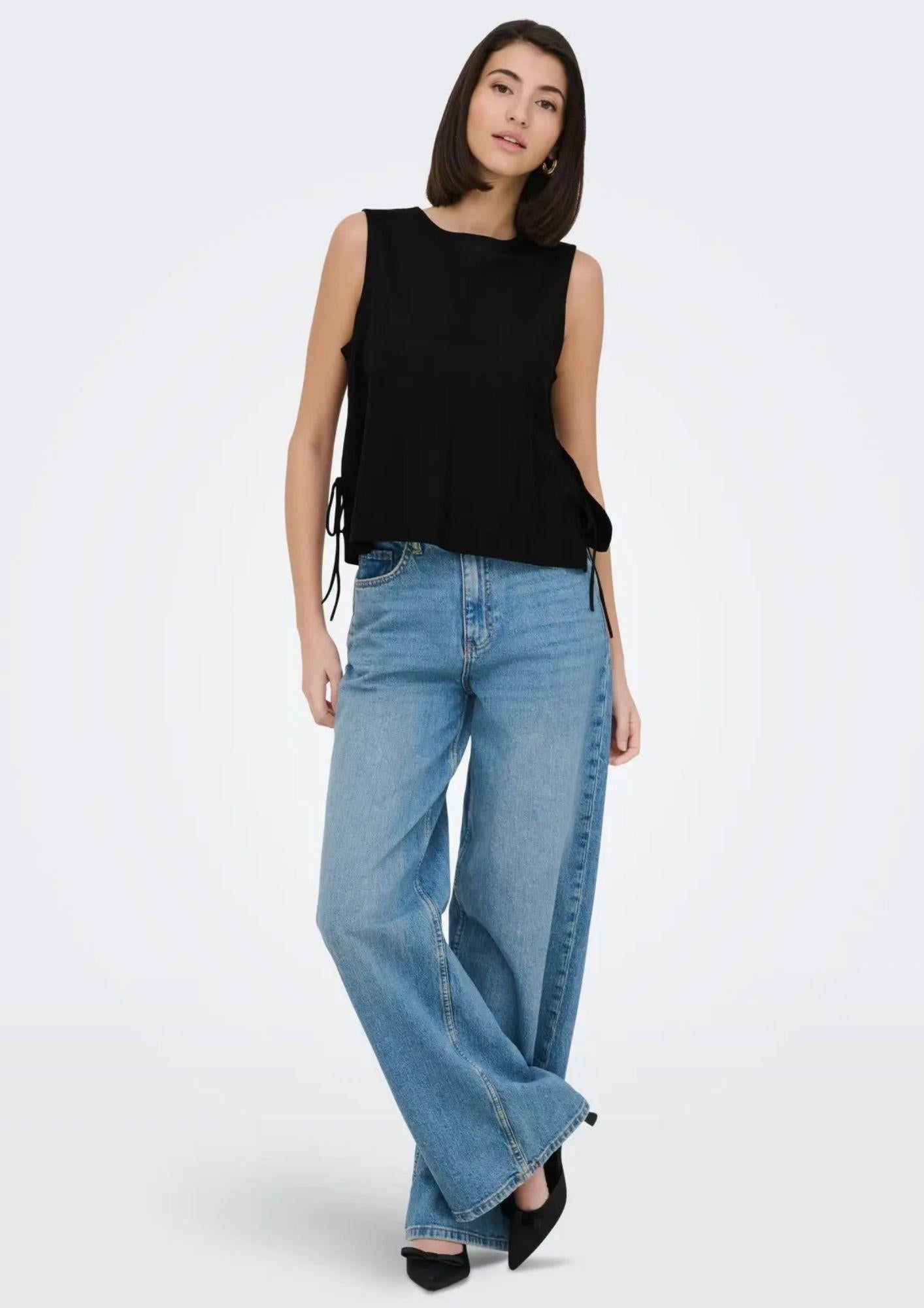 Jacqueline De Yong Top Donna Leslie Nero 15374333 Black JACQUELINE DE YONG 