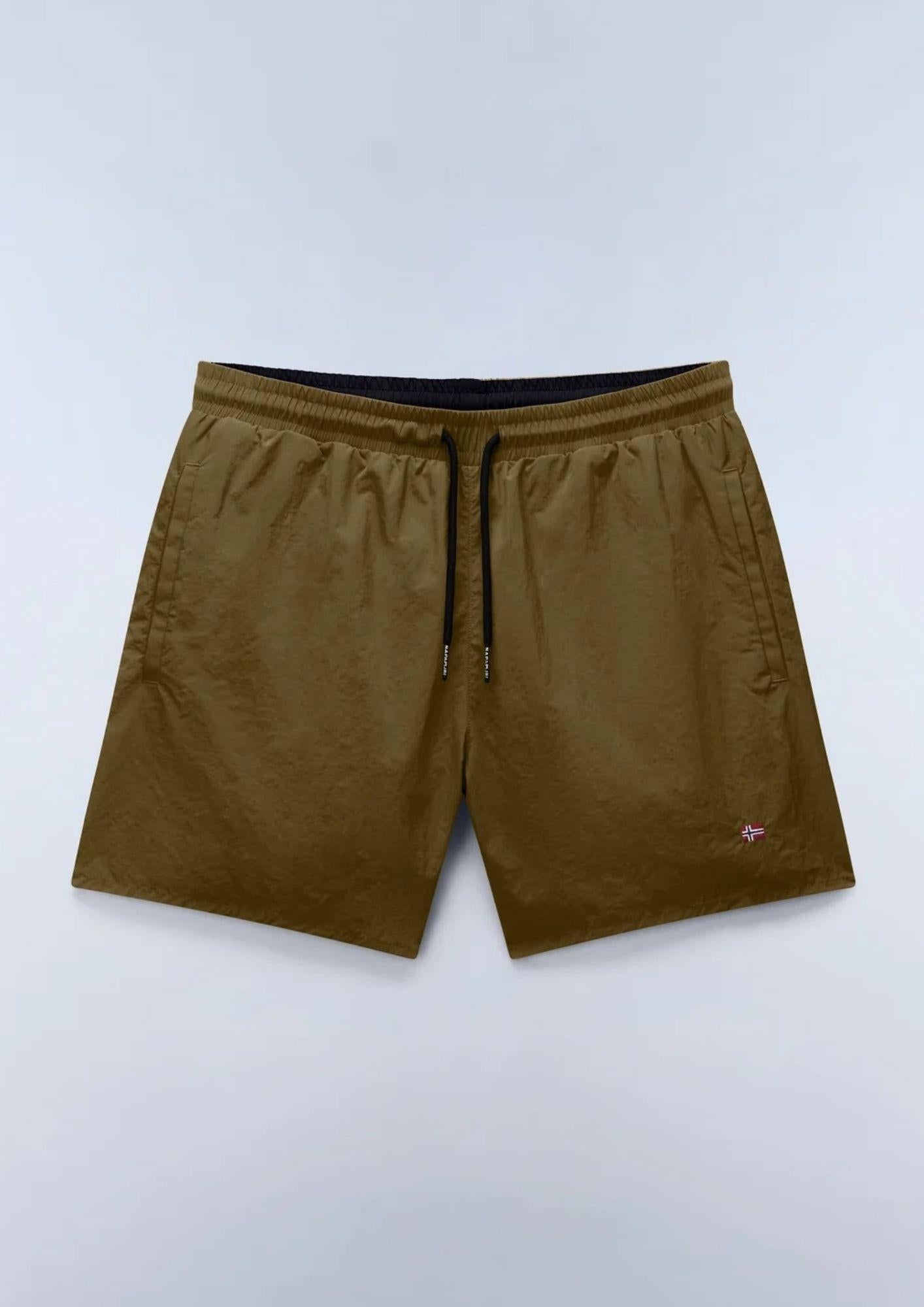 Napapijri Costume Uomo Haldane Verde Oliva Scuro NP0A4HRZ G3A NAPAPIJRI 