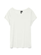 Vero Moda T-Shirt Donna Ava Bianca 10284468 Snow White VERO MODA 