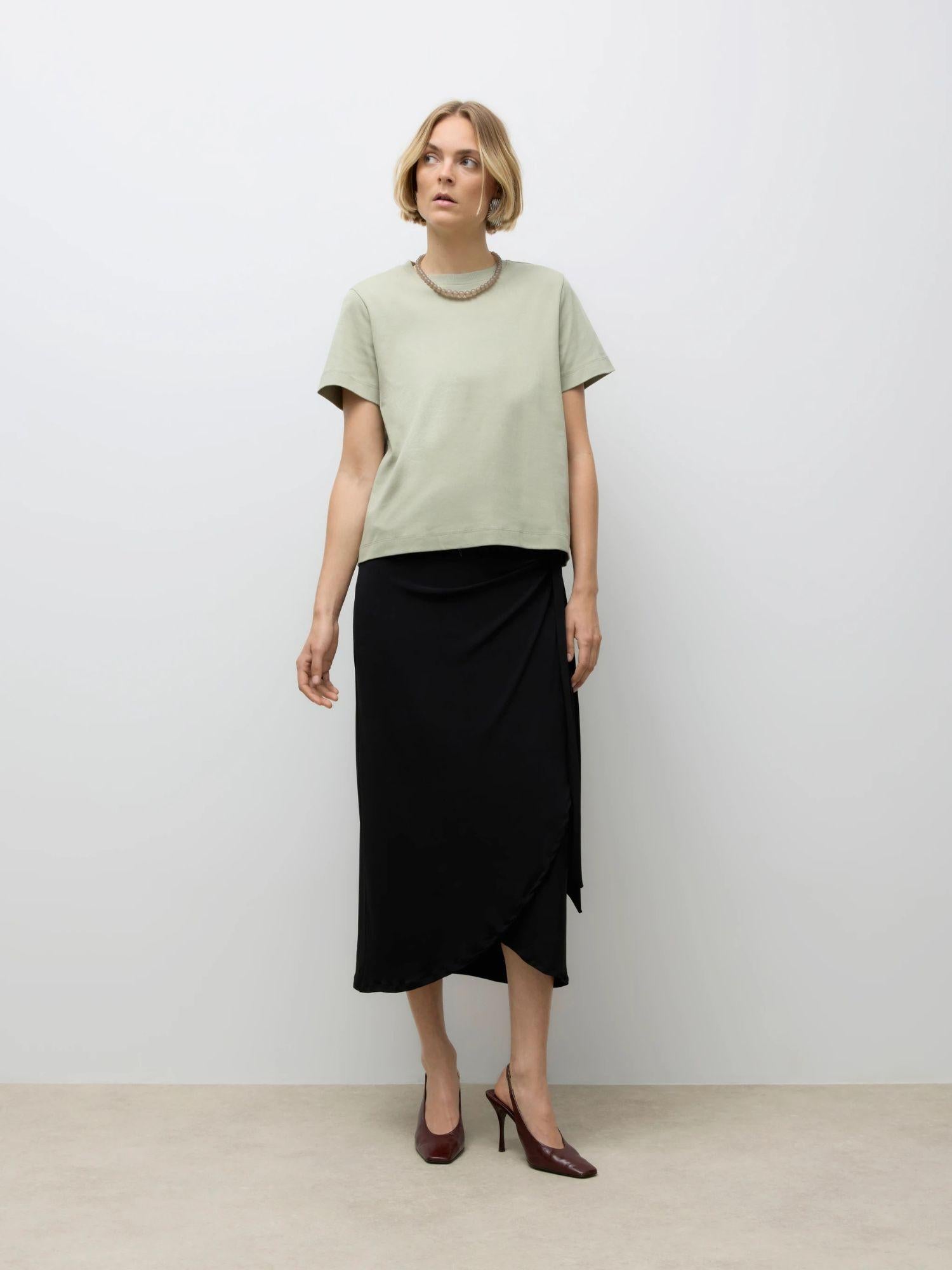 Vero Moda AWNAIMA T-Shirt Donna Grey Tea 10294544 Tea VERO MODA 