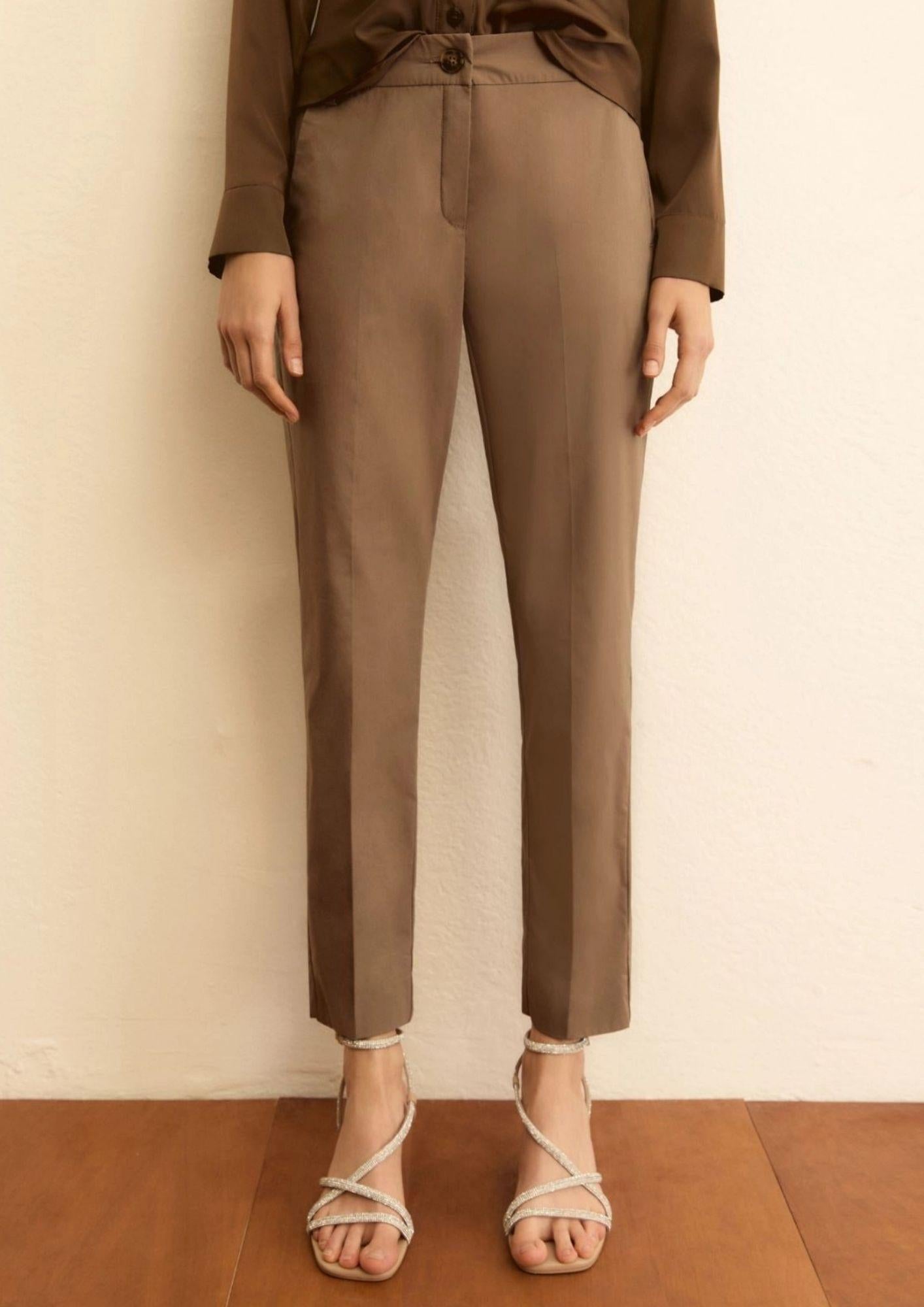 Emme Marella Pantalone Donna Emmsvelto Tortora 2615131122200 004 EMME MARELLA 