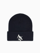 Armani Exchange Cappello beanie con logo NY ASV Uomo Blu navy XM001531 AF16950 UB101 ARMANI EXCHANGE 