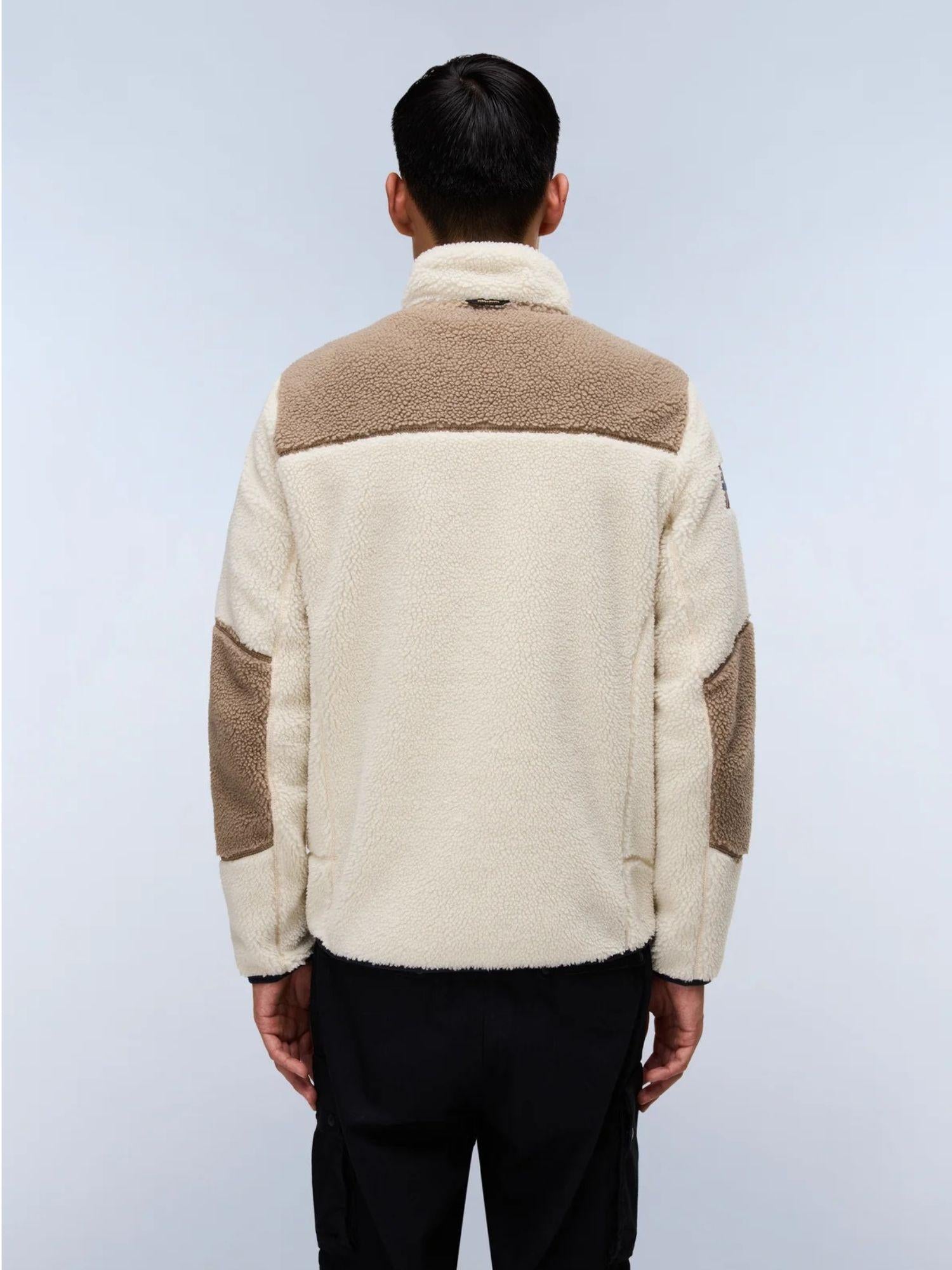 Napapijri Felpa in Pile con Zip Yupik Uomo Multicolour NP0A4GNT MQZ NAPAPIJRI 