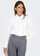Jacqueline De Yong Camicia Donna Soho Bianca 15357430 White JACQUELINE DE YONG 