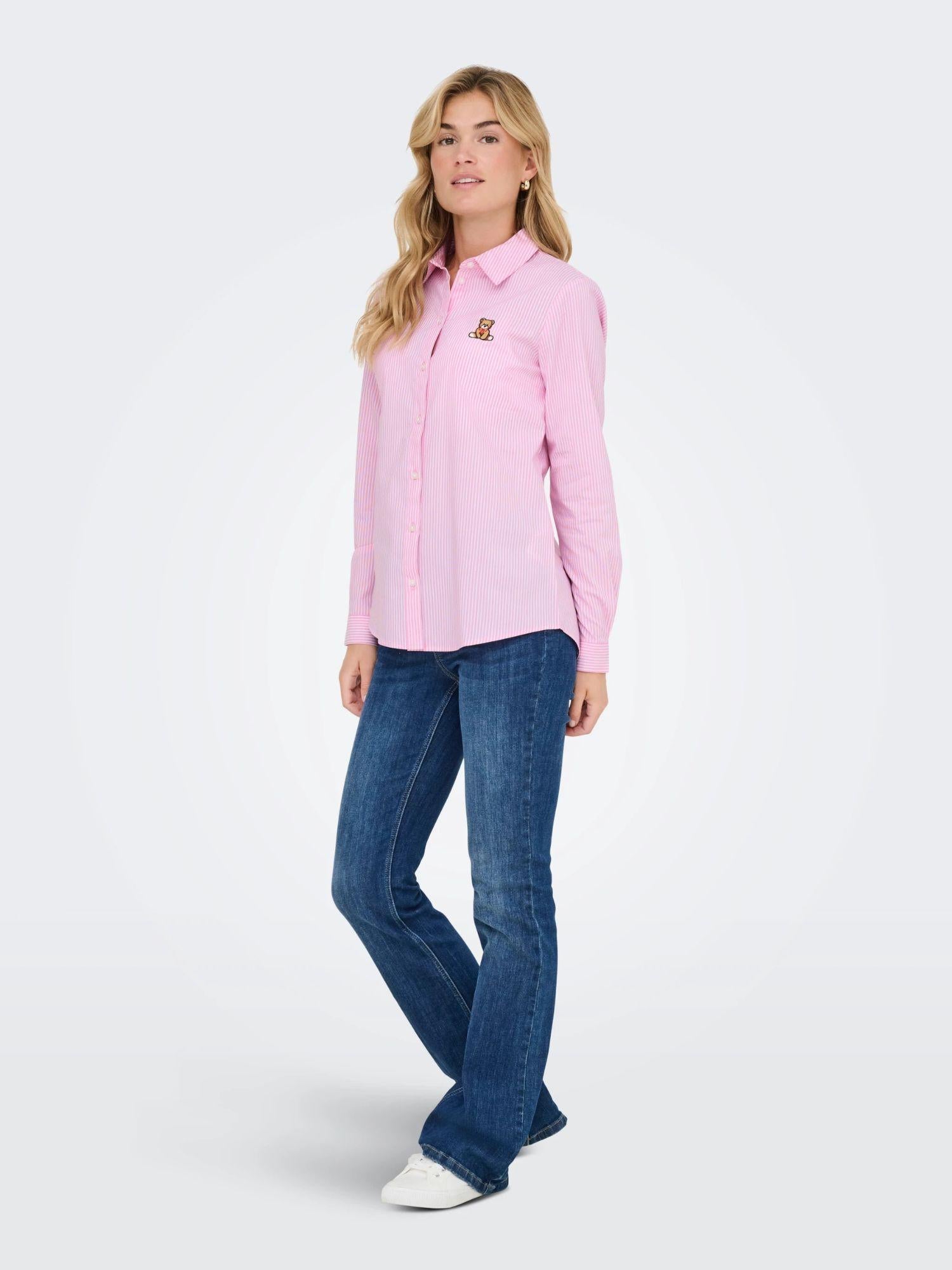 Jacqueline De Yong JDYMIO Camicia Donna Shocking Pink 15368291 Shocking Pink JACQUELINE DE YONG 