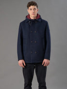 Rihunik Giacca Invernale Uomo Quincey Cloth Blue Navy RIMA273J F0151 888 RIHUNIK 
