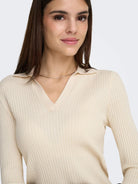 Only Maglia Polo Donna Birch Onlkaya 15344841 Birch ONLY 