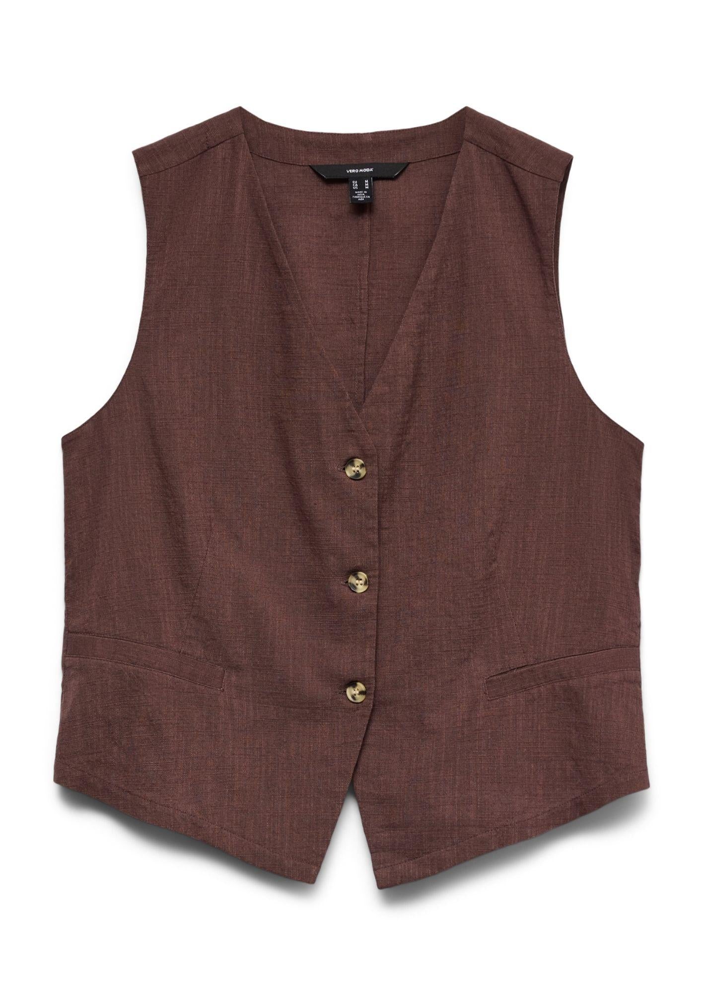 Vero Moda Top Donna Caia Marrone 10333795 Chocolate Martini VERO MODA 