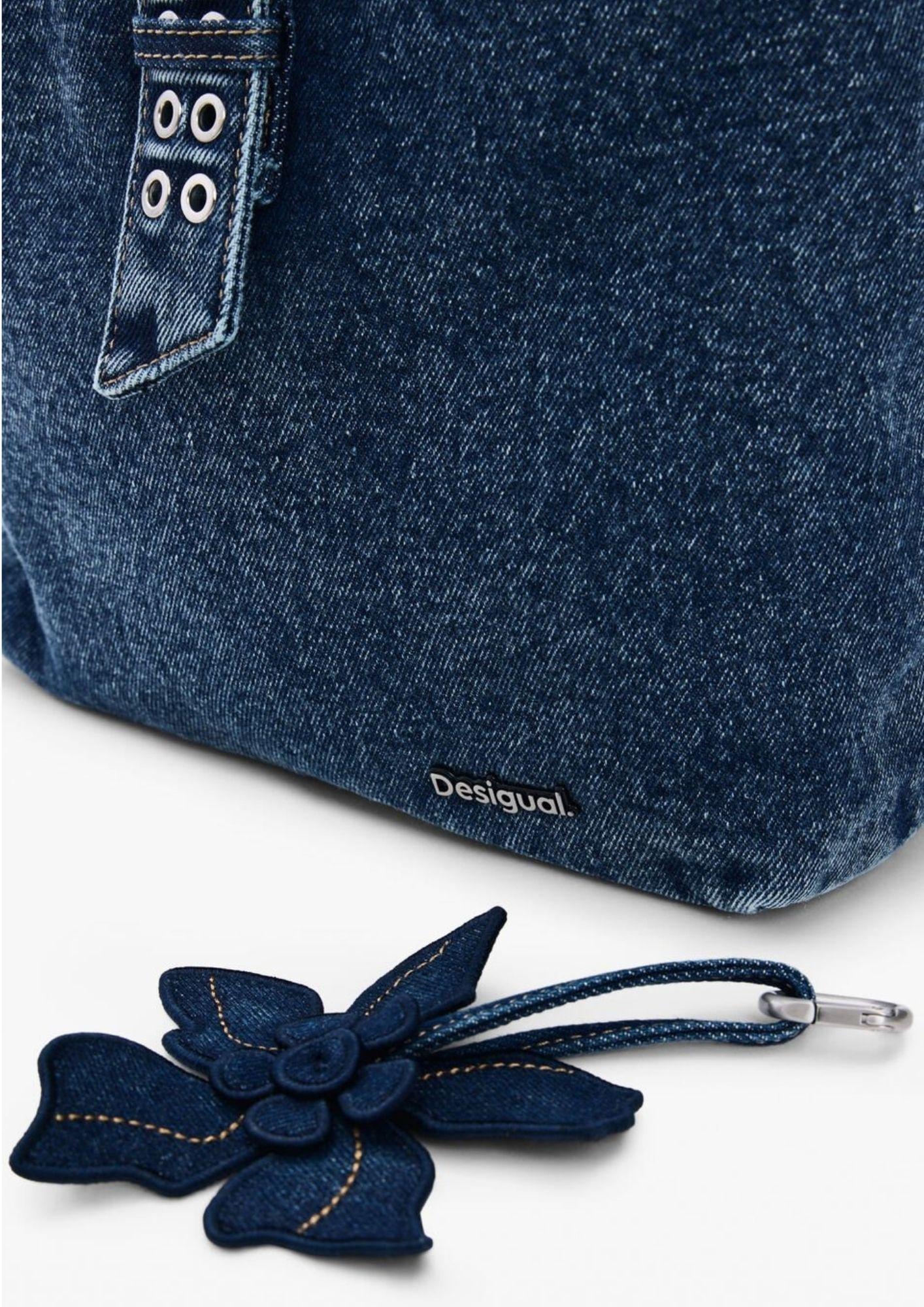 Desigual Zaino Donna Backcurio Denim Sumy Mini Blu Denim 26SAKD03 5008 DESIGUAL 