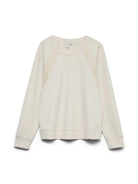 Vero Moda Felpa Donna Birch VMInima 10341044 Birch BIRCH CROCHET VERO MODA 