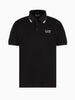 Polo Summer Block in jersey di cotone Uomo Nero