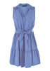 Yes Zee Women's Dress Blue Baja