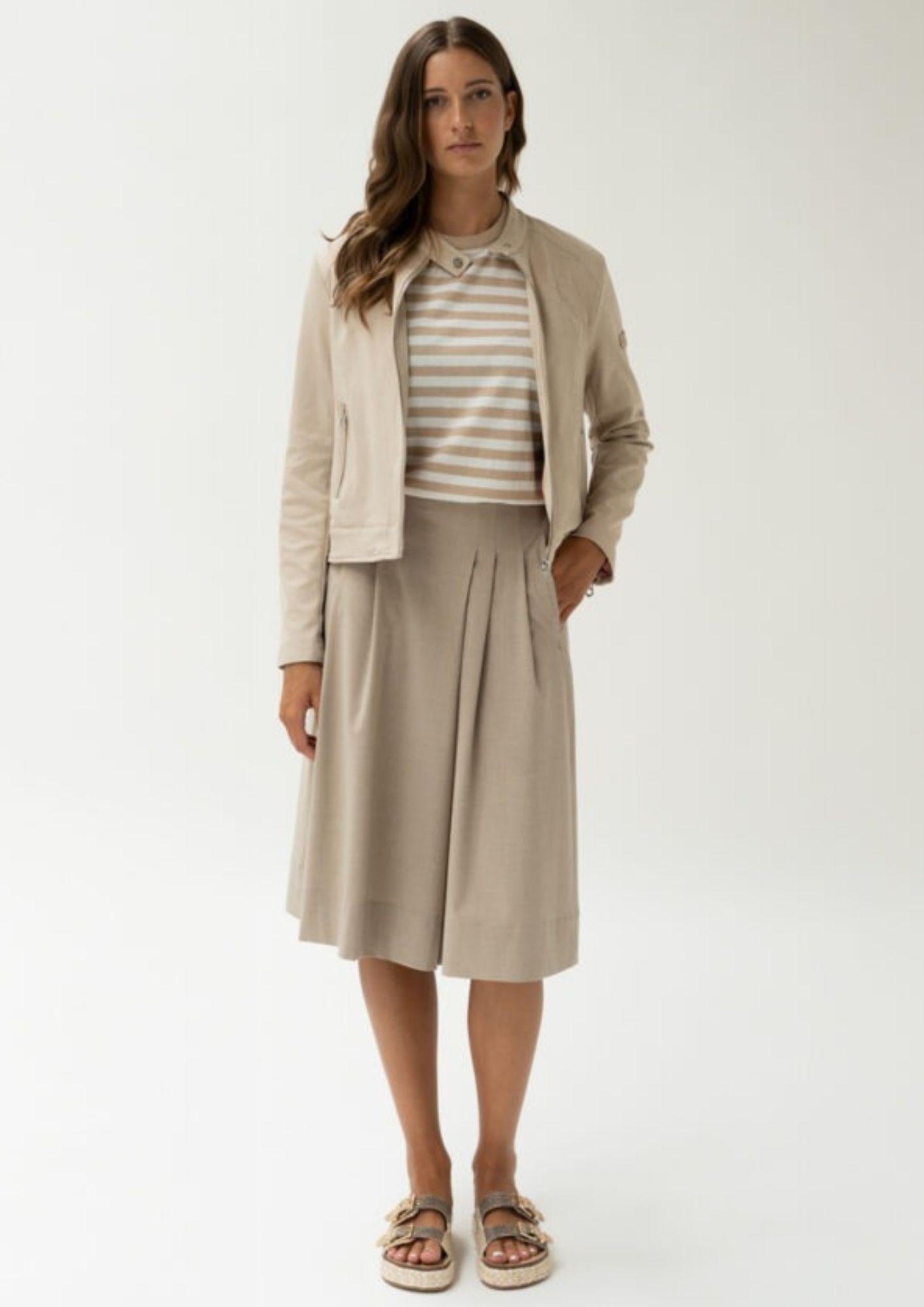 Rihunik Giubbino Donna Delice Beige RIW400J F0224 131 RIHUNIK 