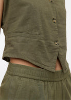 Vero Moda Top Donna Caia Verde 10333795 Deep Lichen Green VERO MODA 