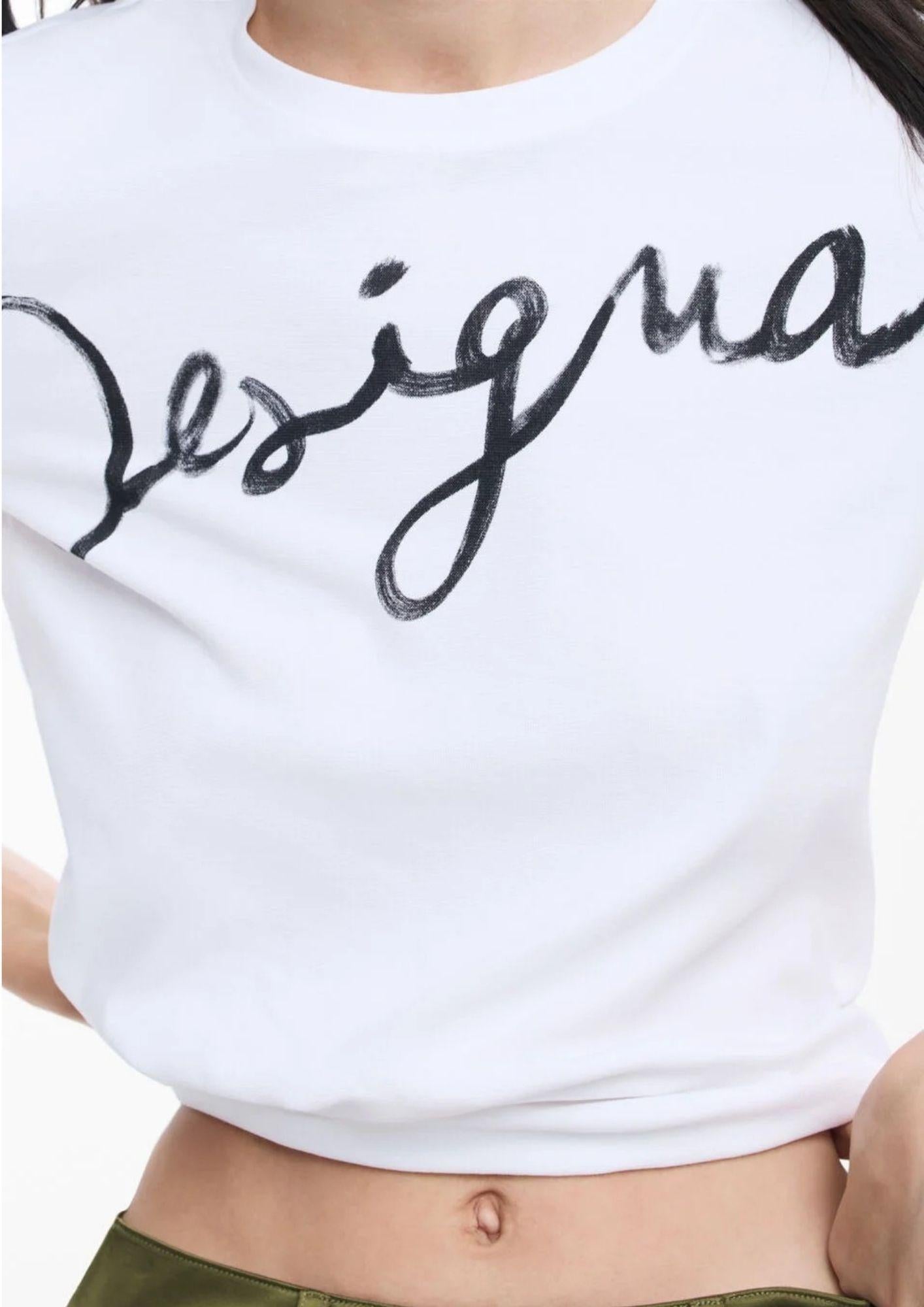 Desigual T-Shirt Donna Florencia Bianca 26SWTK07 1000 DESIGUAL 