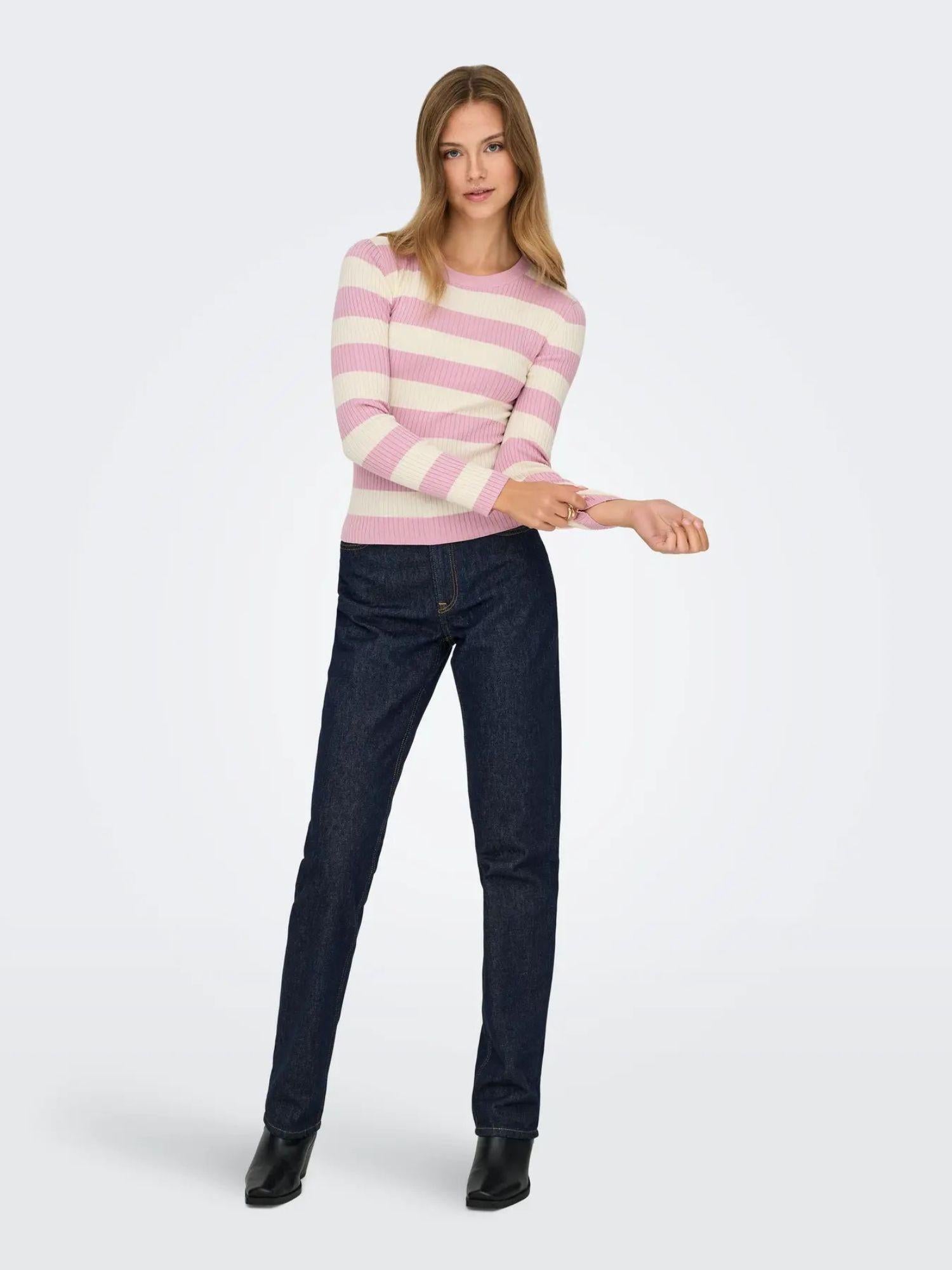 Jacqueline De Yong Maglia Donna Fragrant Lilac Jdyplum 15277223 FRAGANT LILAC JACQUELINE DE YONG 