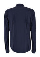 Yes Zee Camicia Uomo Collo Alla Francese Blu Navy C505 OQ00 0710 YES ZEE 