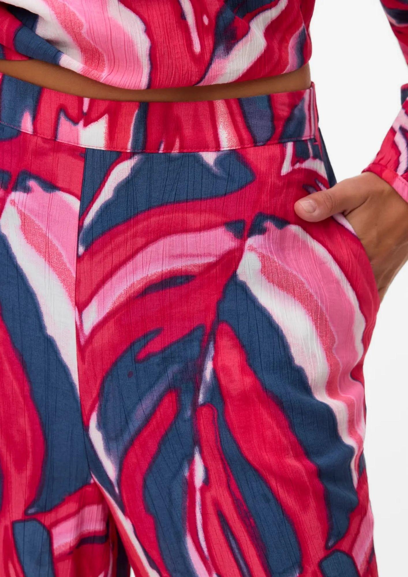 Vero Moda Pantalone Donna Vera Viola Fantasia 10338759 Jazzy Violet VERO MODA 