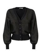 Yes Zee Cardigan Corto Donna Nero M092 IS00 0801 YES ZEE 