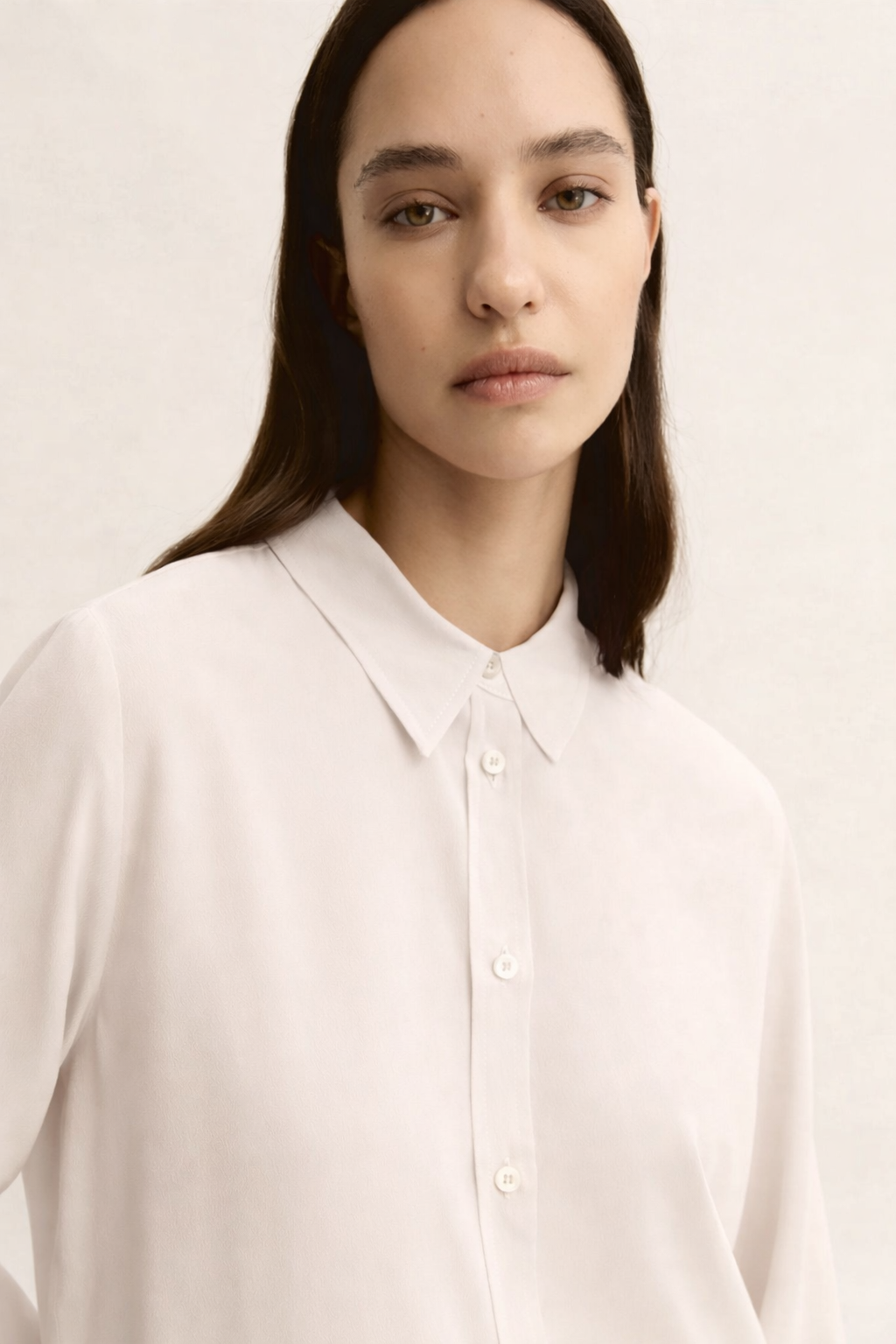 Emme Marella Camicia Donna Emmfaro Bianco Lana 2615111161200 001 EMME MARELLA 